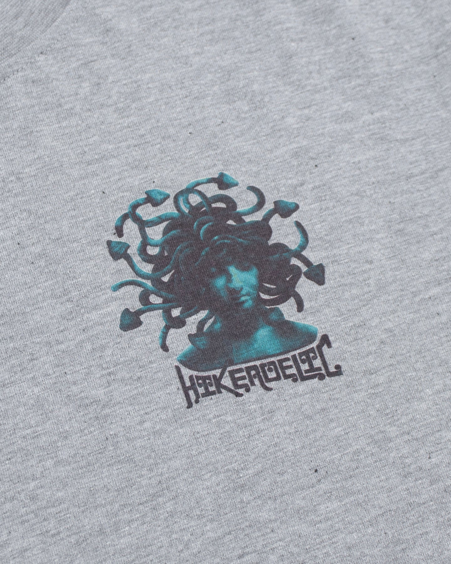 Hikerdelic Mythology Logo T-Shirt Grey Marl
