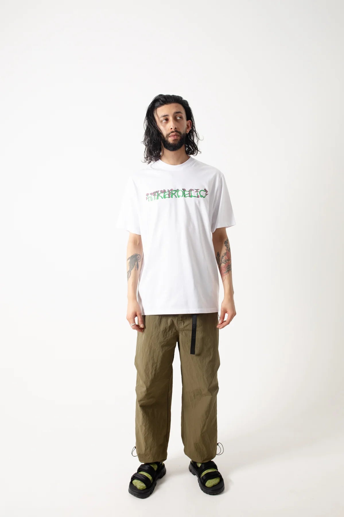 Hikerdelic Glow in The Dark T-Shirt White