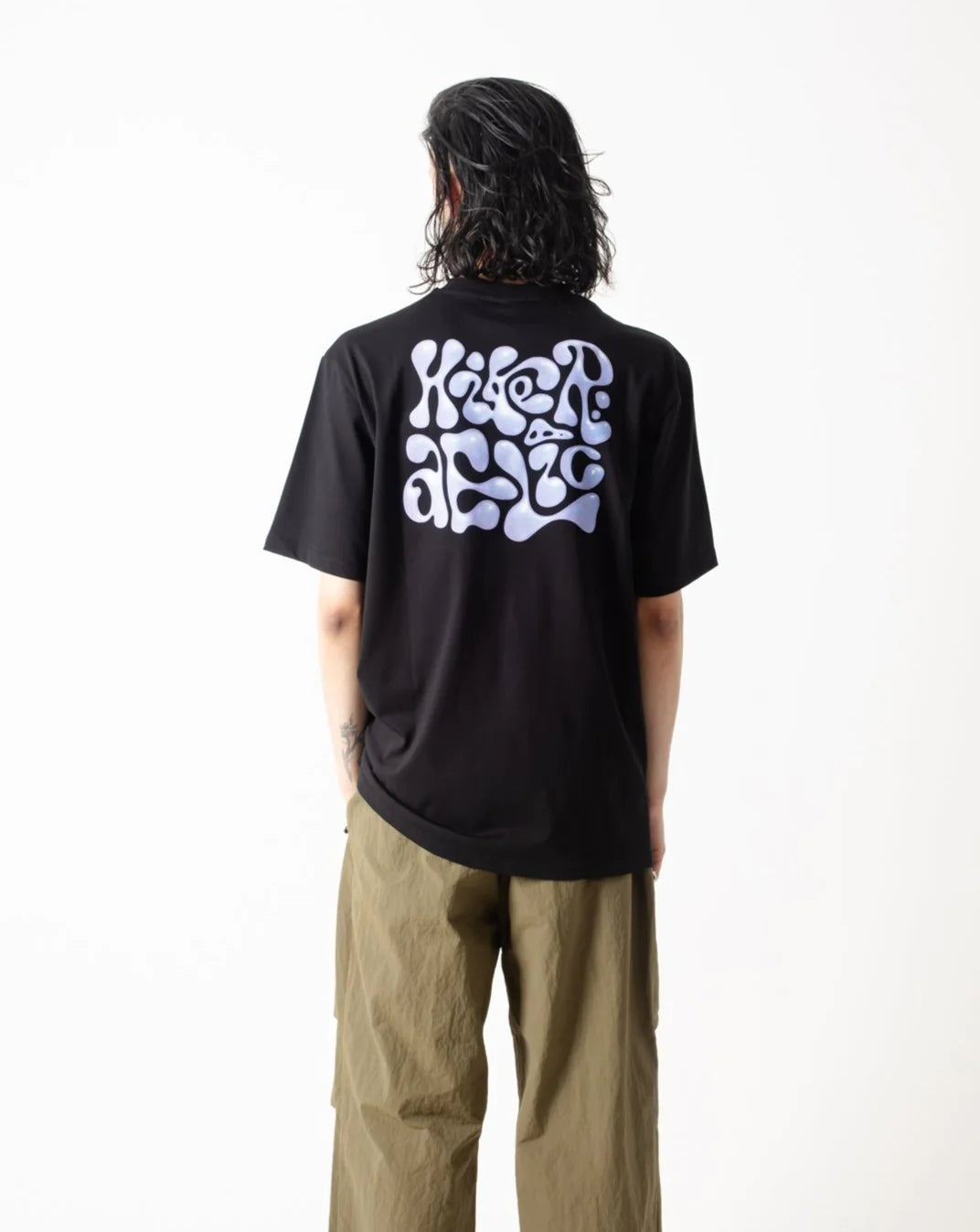 Hikerdelic Backprint Chrome T-Shirt Black