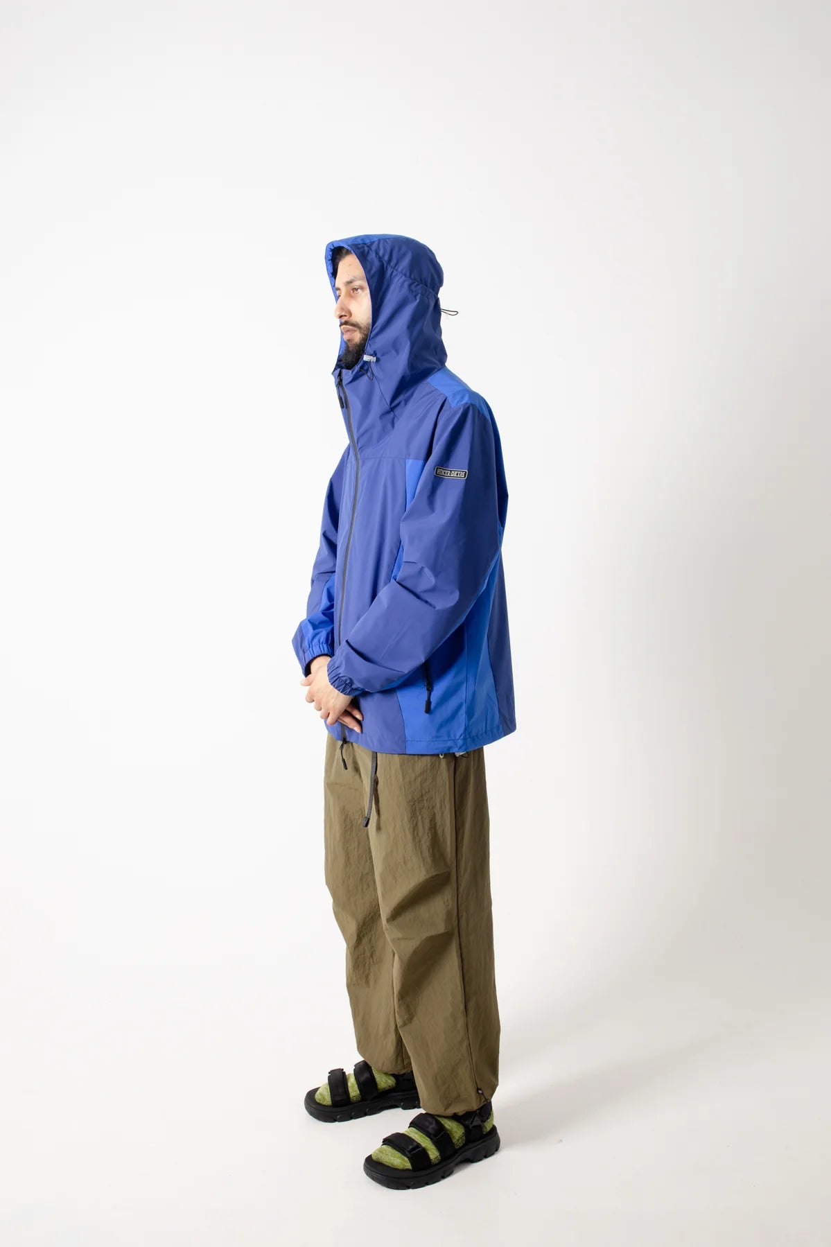 Hikerdelic Mucker Packable Hooded Jacket Navy/Cobalt