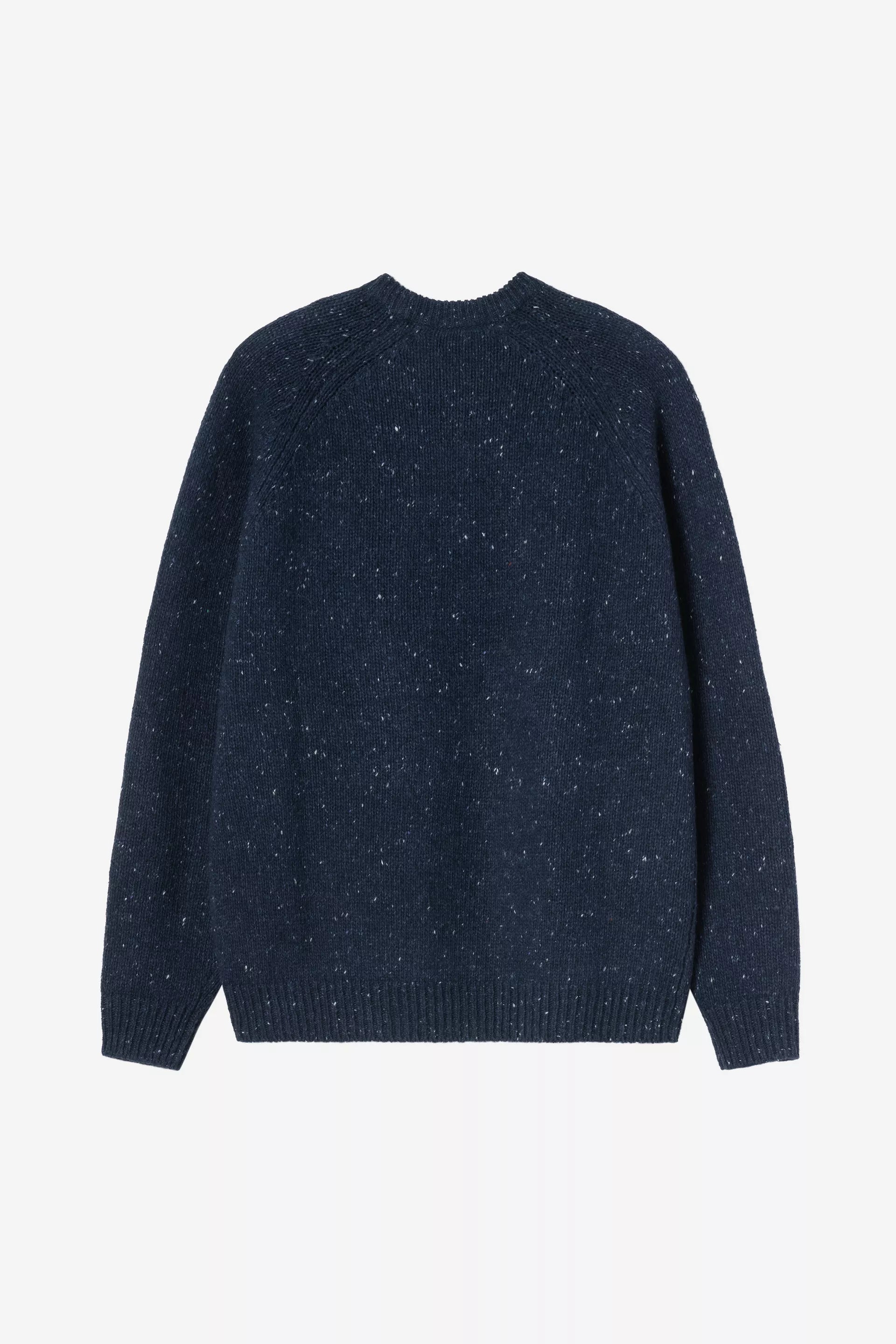 Carhartt WIP Anglistic Lambswool Sweater Juniper Blue