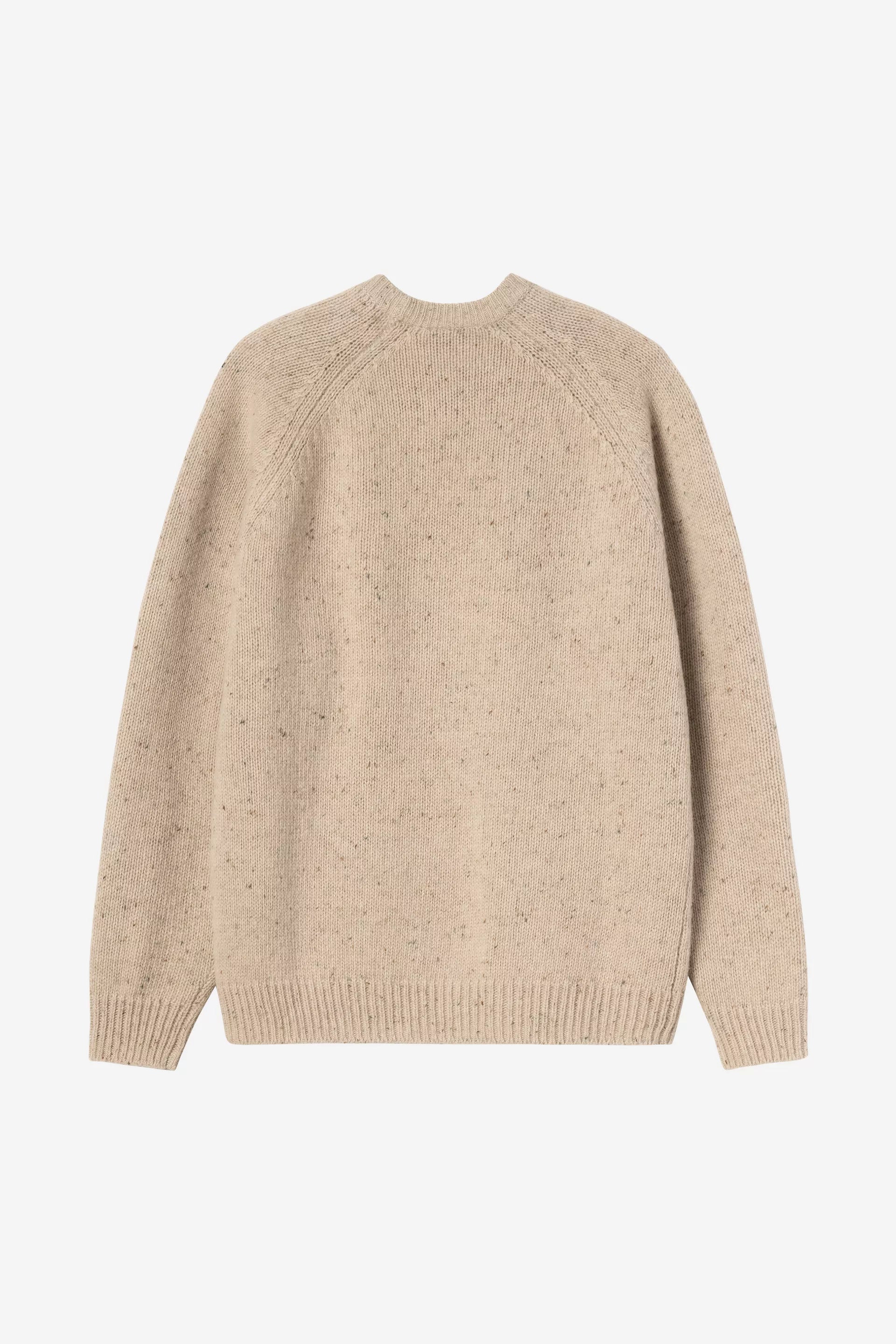 Carhartt WIP Anglistic Lambswool Sweater Fleur de Sel