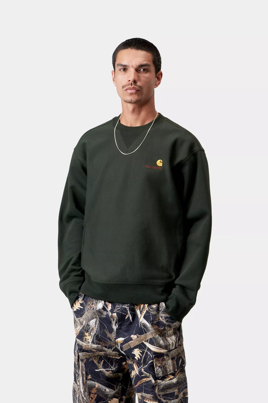 Carhartt WIP American Script Sweat Raven