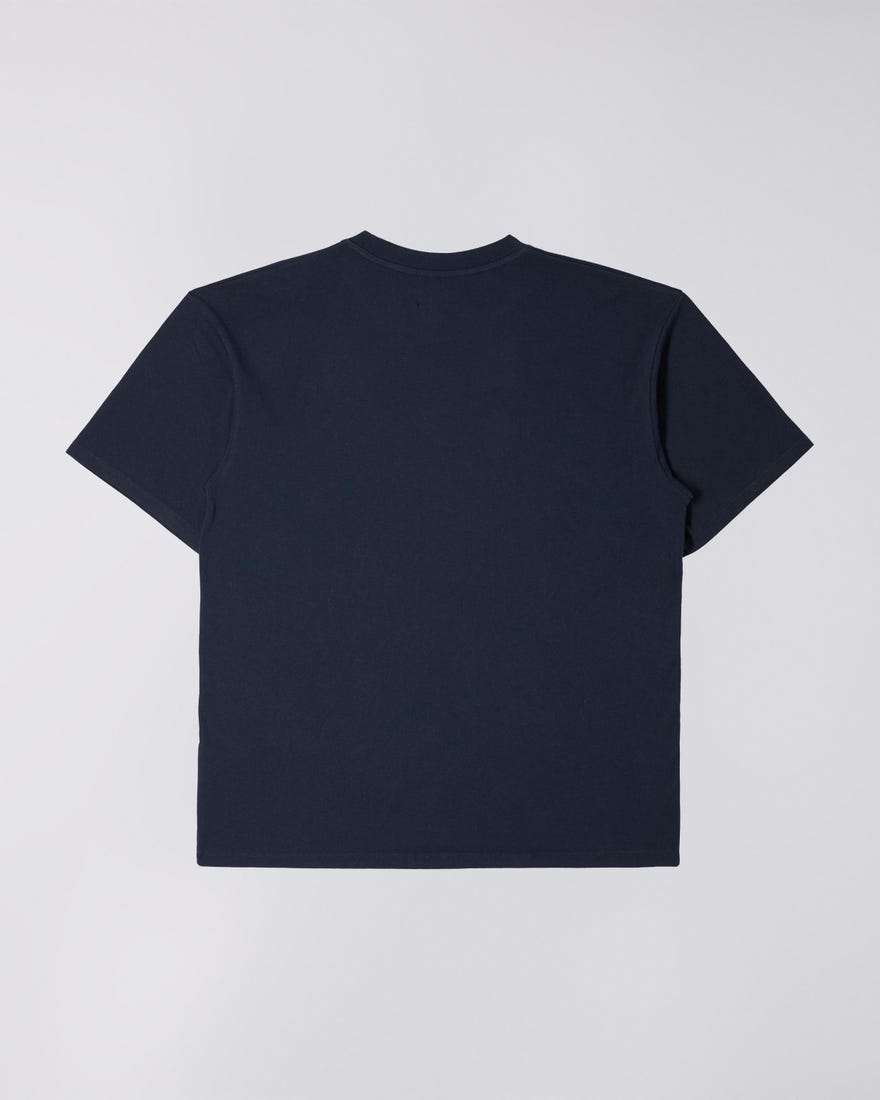 Edwin Sunset on Mt Fuji T-Shirt Navy Blazer