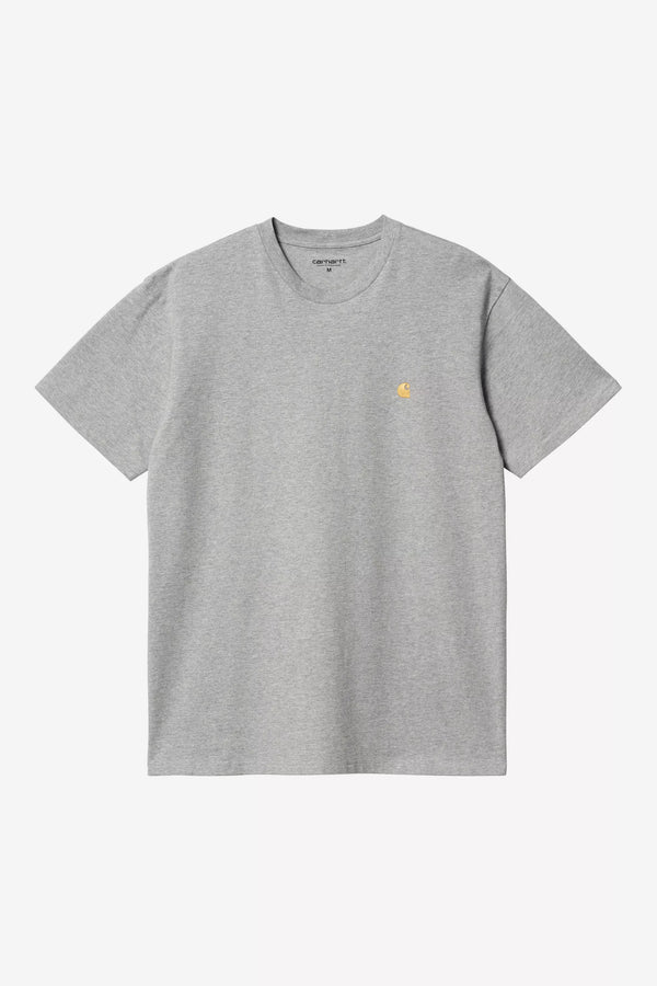 Carhartt WIP S/S Chase T-Shirt in Grey Heather