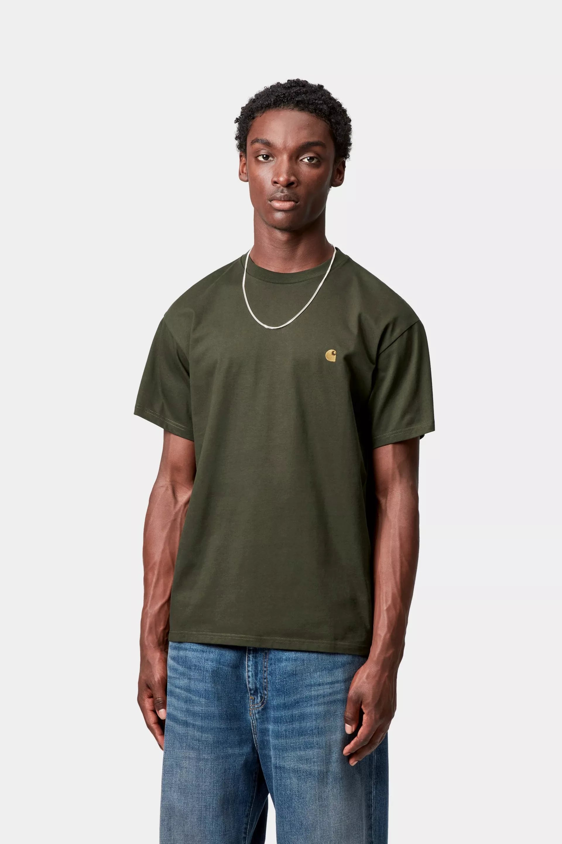 Carhartt WIP S/S Chase T-Shirt in Olive