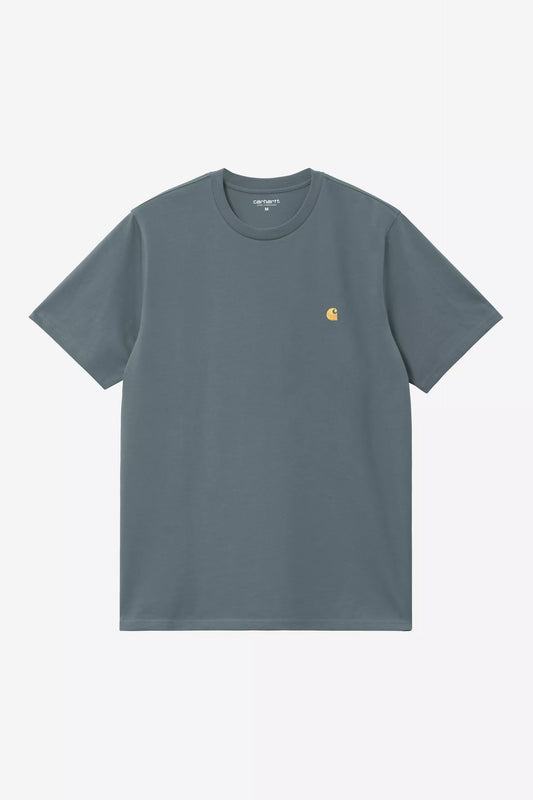 Carhartt WIP S/S Chase T-Shirt in Cozy Blue
