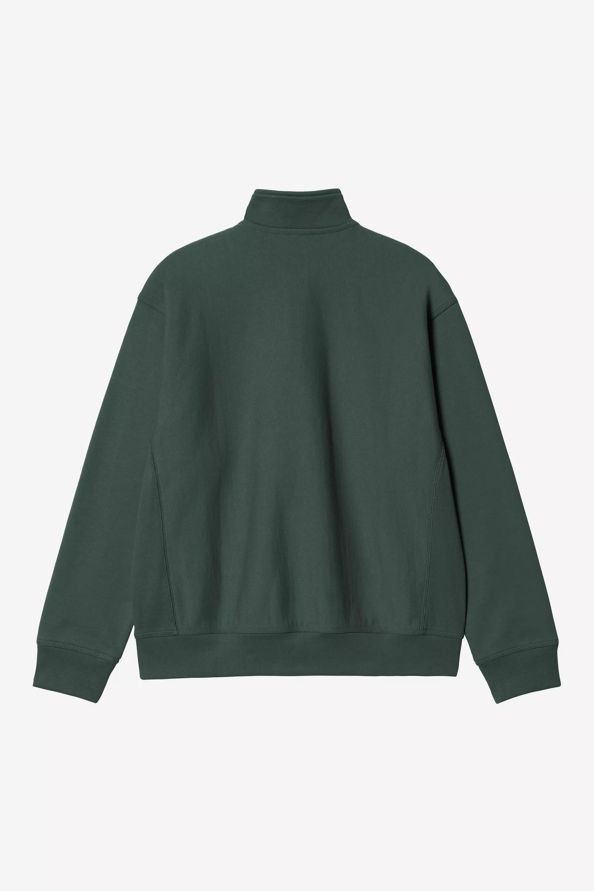 Carhartt WIP Half Zip American Script Sweat Kale Green