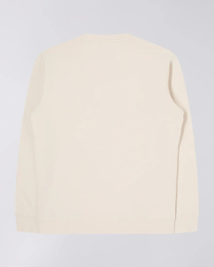Edwin Japanese Sun Crew Sweat Whisper White