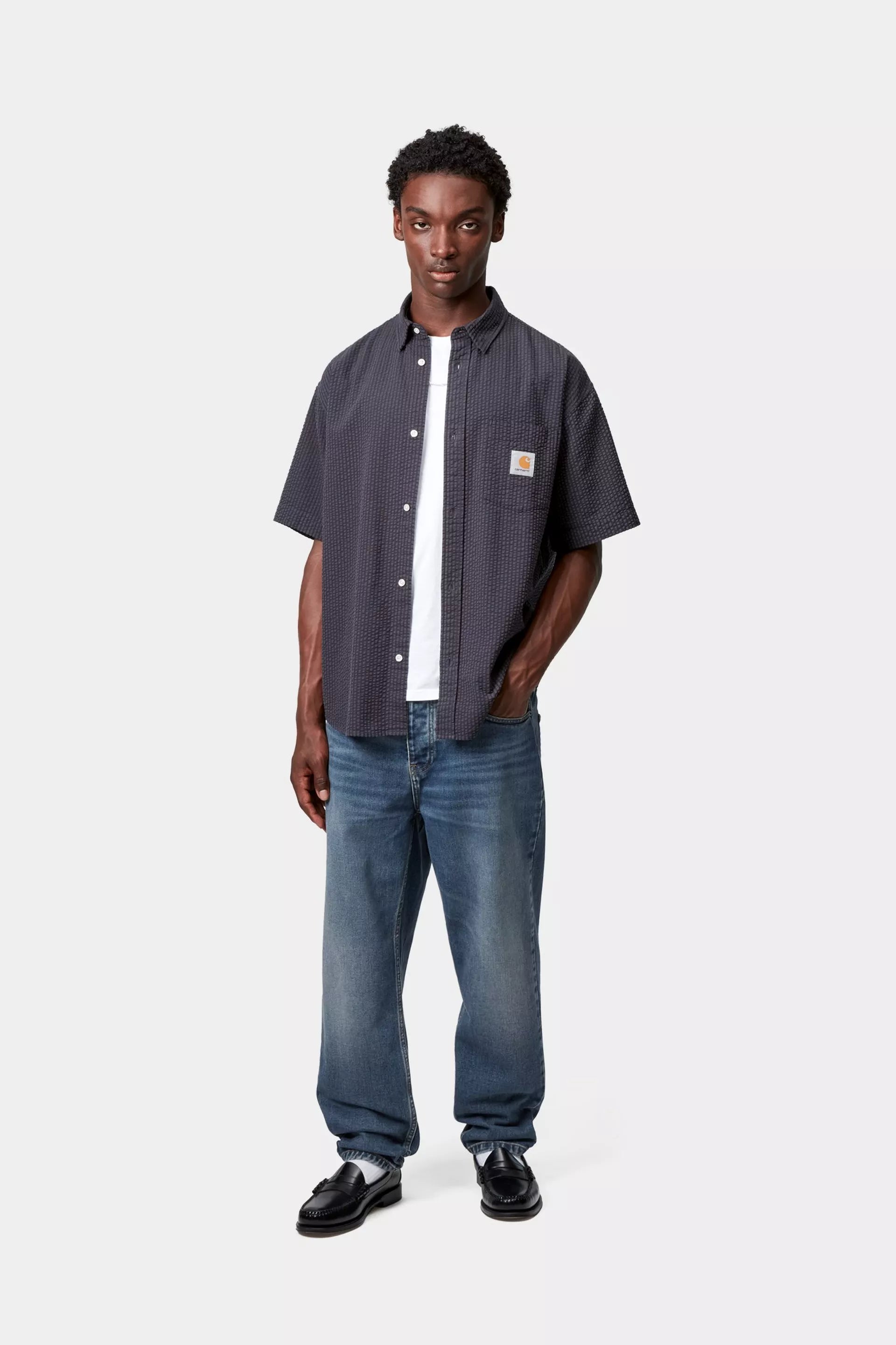 Carhartt WIP Newel Denim Pant Dark Used Wash