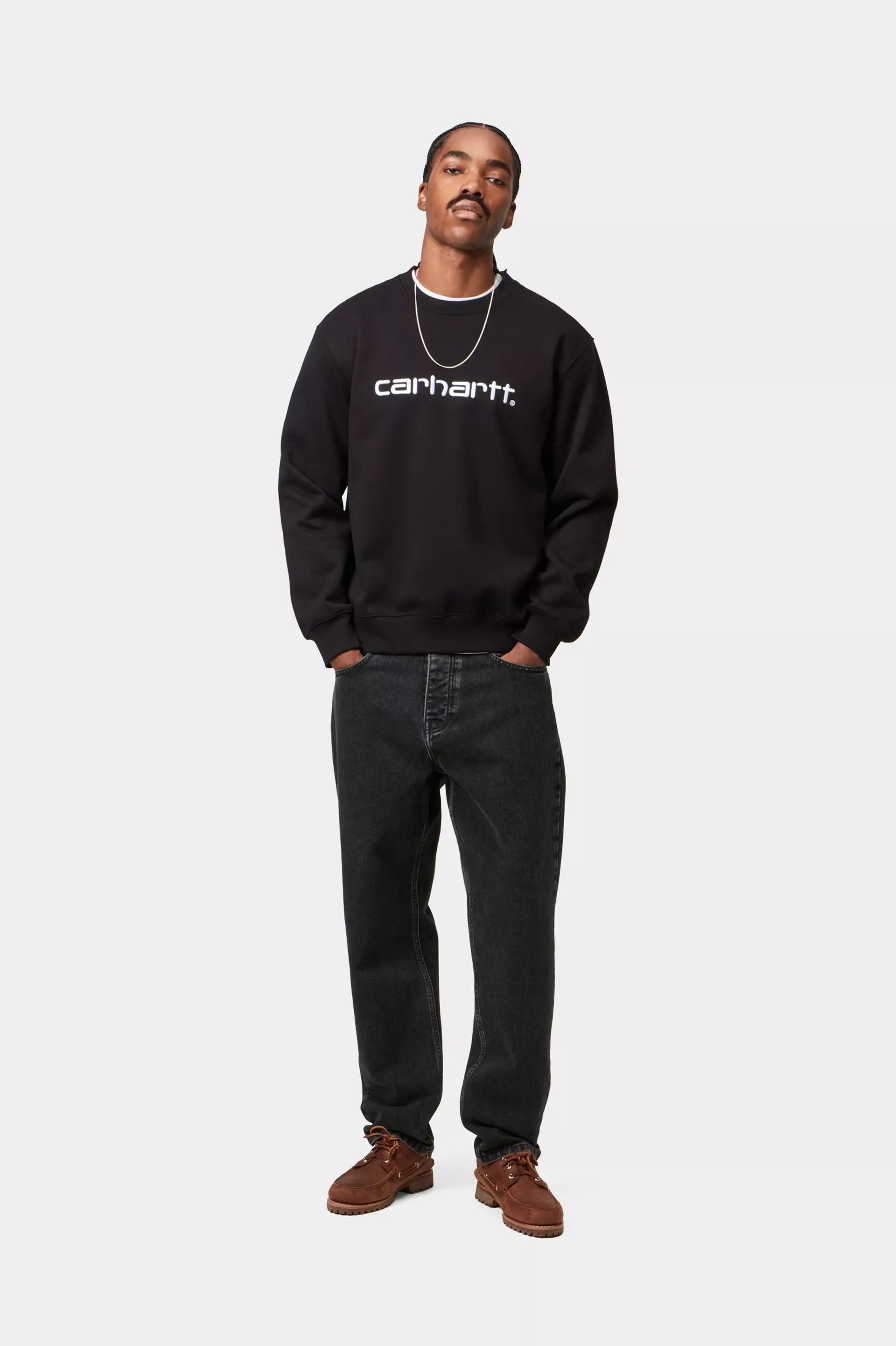 Carhartt WIP Newel Denim Pant Black Stone Washed