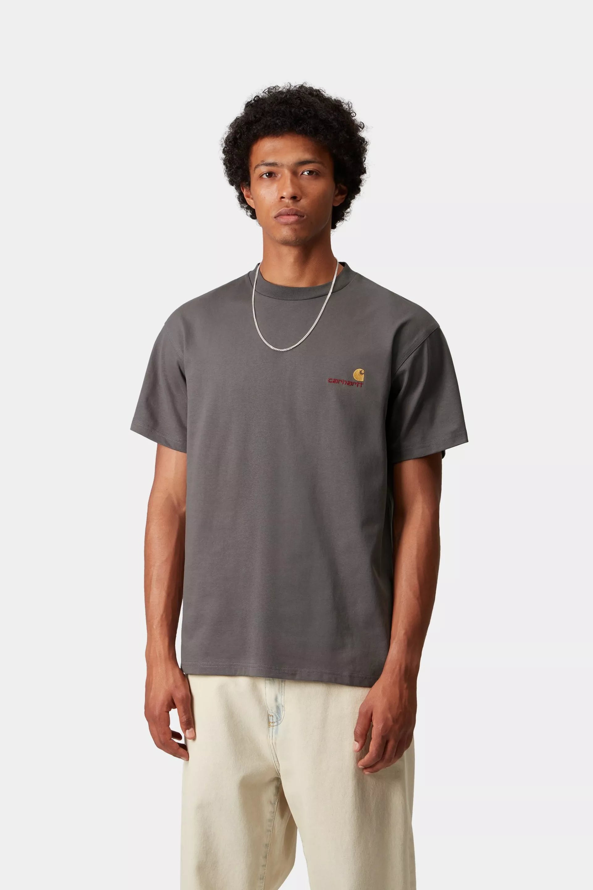 Carhartt WIP S/S American Script T-Shirt Porphyry