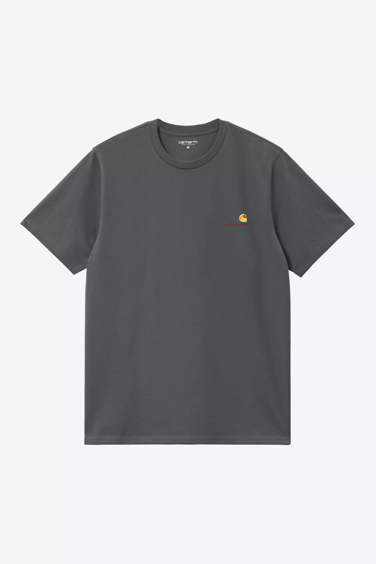 Carhartt WIP S/S American Script T-Shirt Graphite