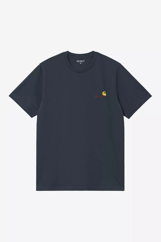 Carhartt WIP S/S American Script T-Shirt Deep Night