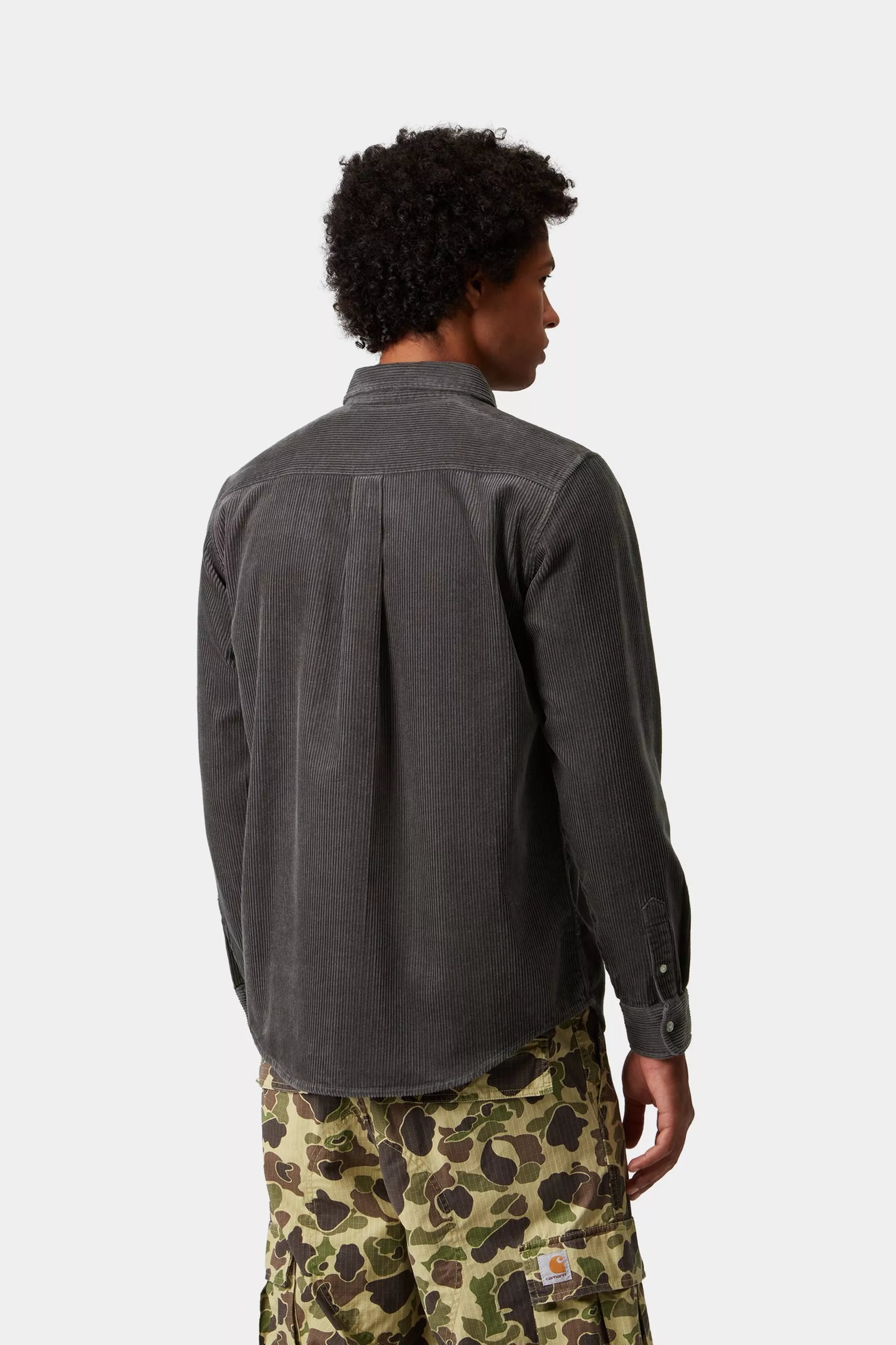 Carhartt WIP Madison Cord Shirt Graphite