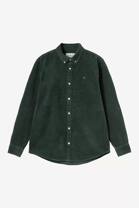 Carhartt WIP Madison Cord Shirt Sycamore Tree