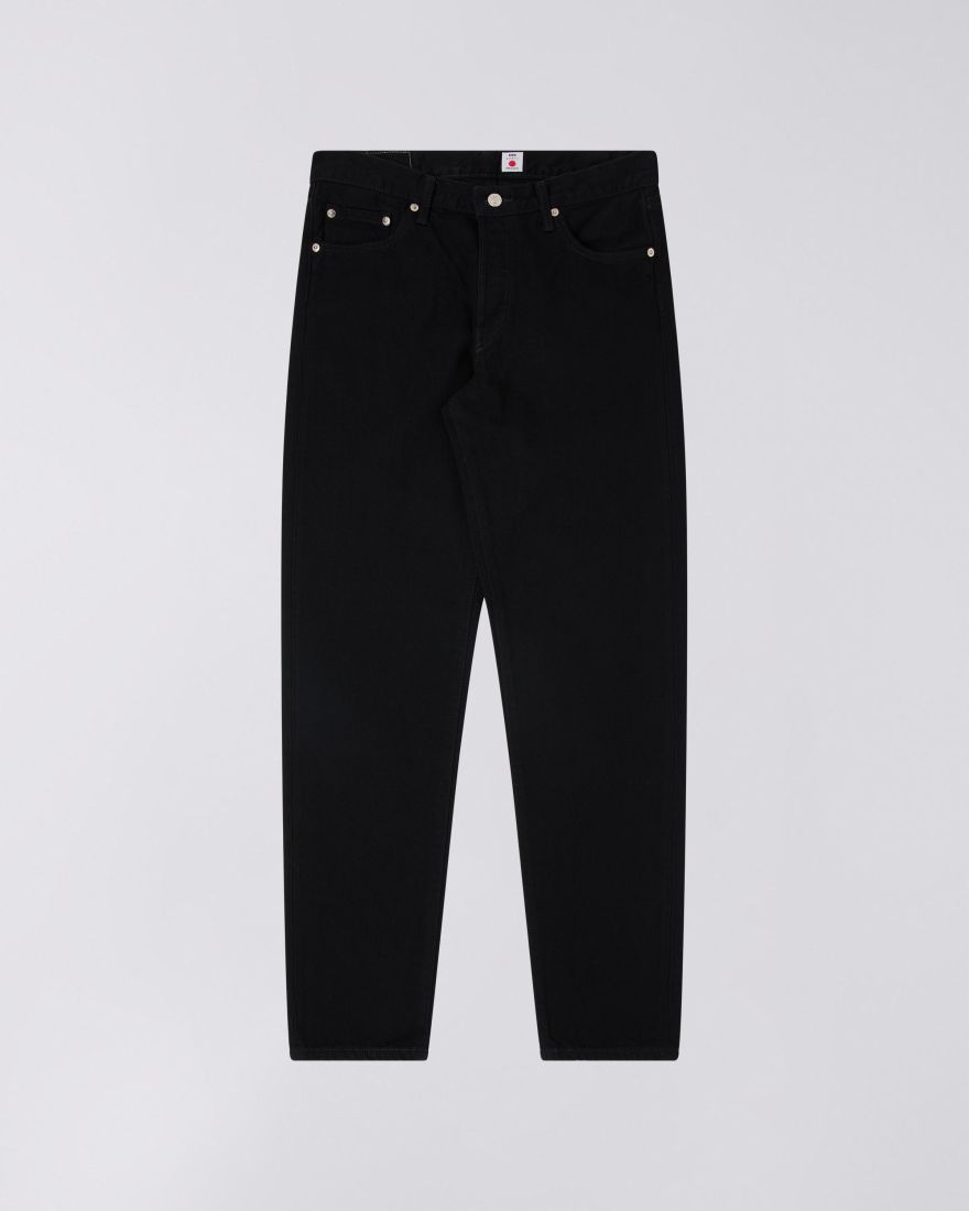 Edwin Regular Tapered 13oz Kaihara Black Unwashed Denim