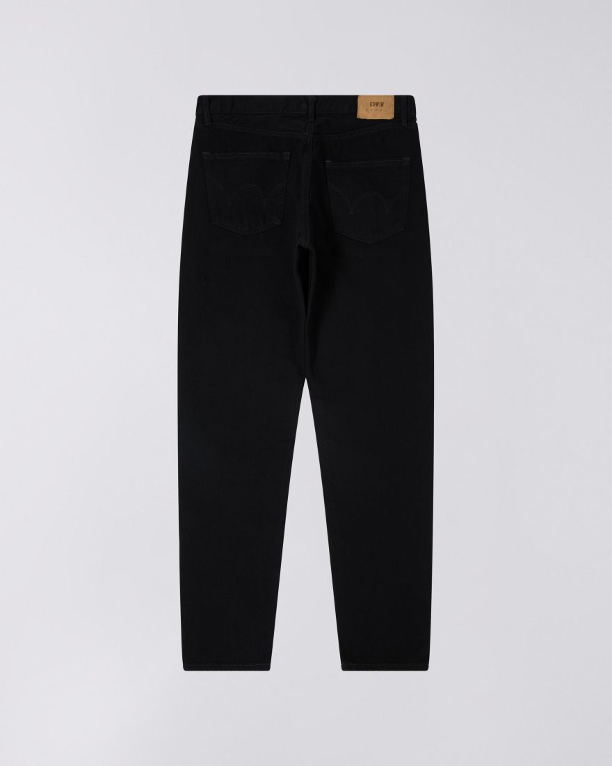 Edwin Regular Tapered 13oz Kaihara Black Unwashed Denim