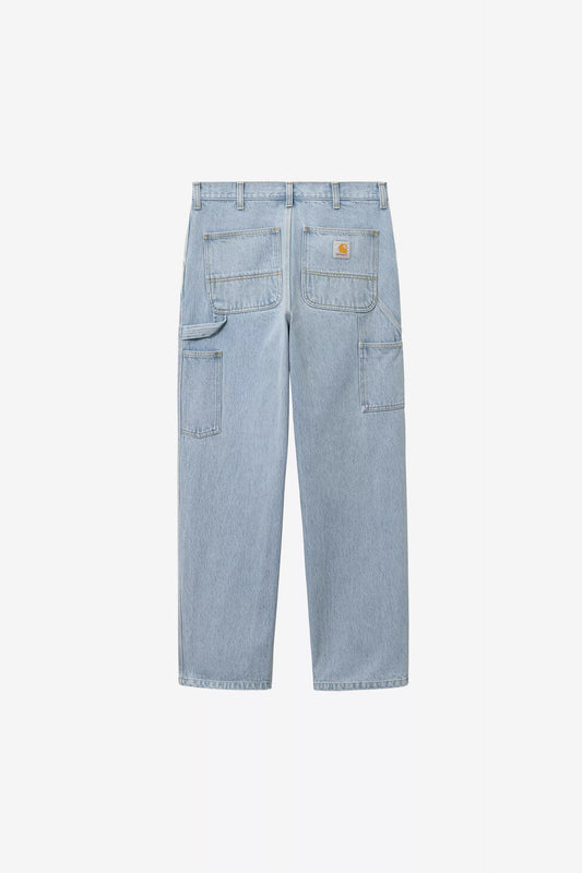 Carhartt WIP Single Knee Pant Blue Heavy Stone Bleached