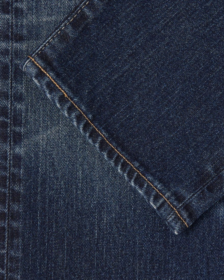 Edwin Regular Tapered Kaihara 13oz Blue Mid Dark Used Denim