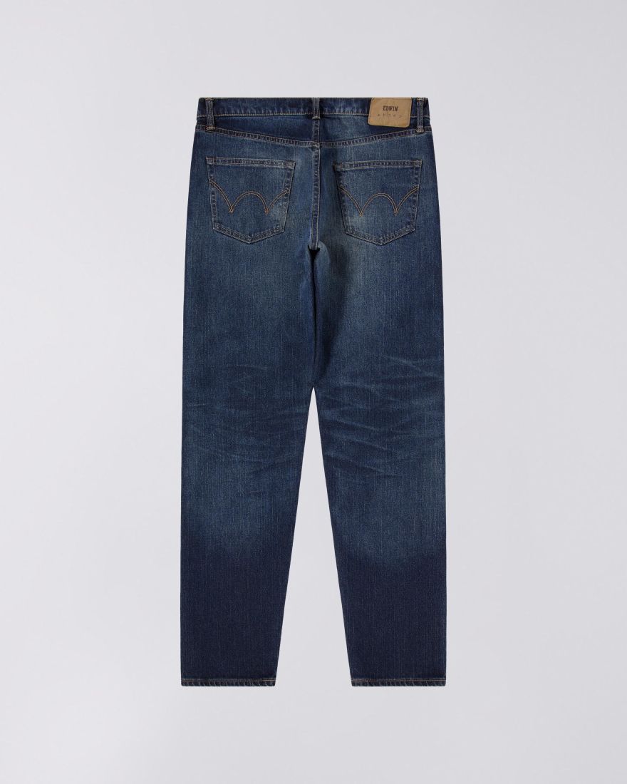 Edwin Regular Tapered Kaihara 13oz Blue Mid Dark Used Denim