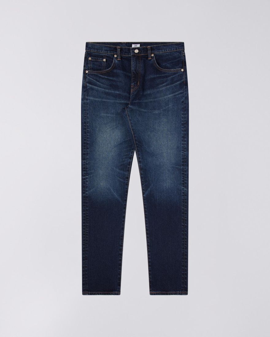 Edwin Slim Tapered Kaihara 13oz Blue Mid Dark Used Denim