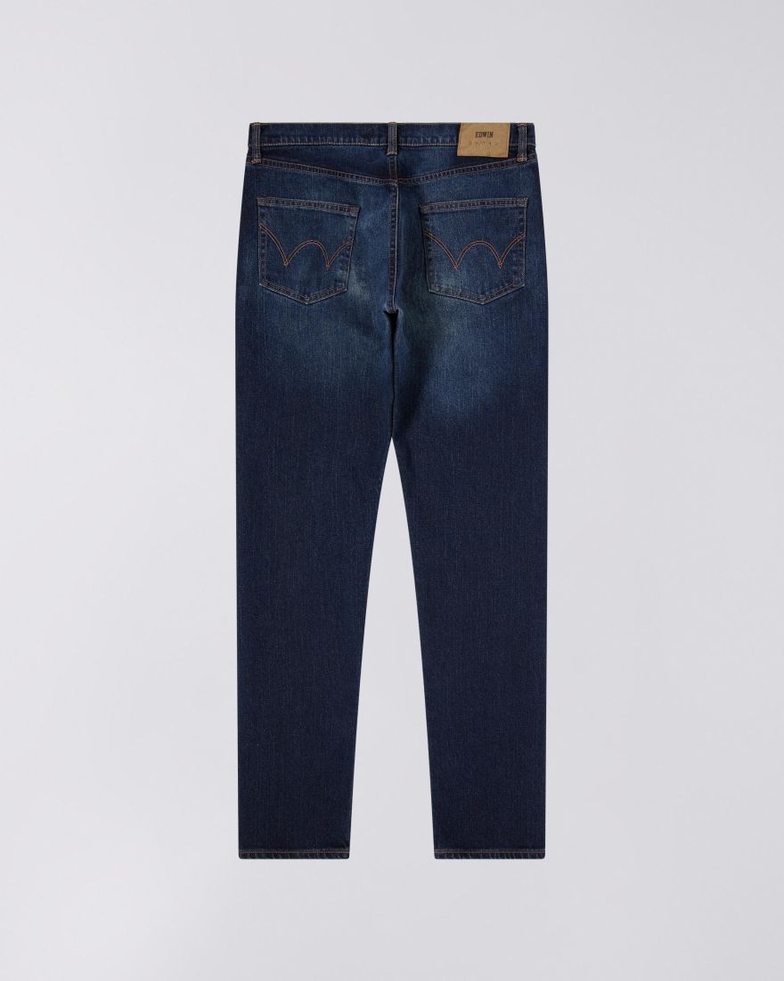 Edwin Slim Tapered Kaihara 13oz Blue Mid Dark Used Denim