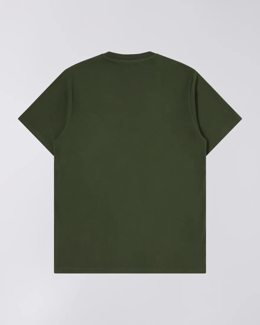 Edwin Kamifuji Chest T-Shirt Kombu Green