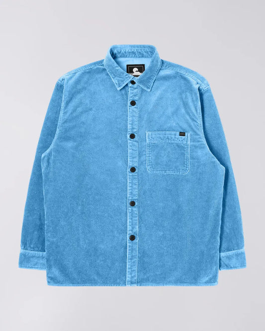 Edwin Ander Cord Shirt Parisian Blue