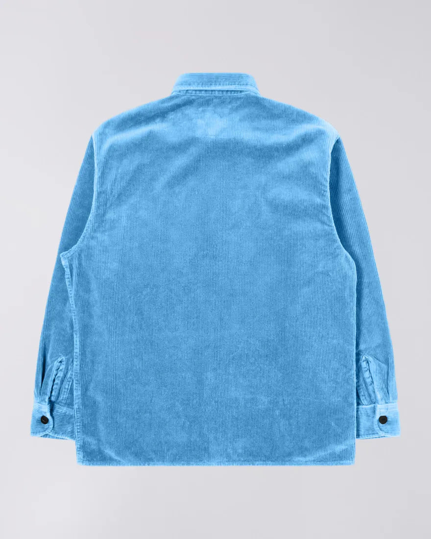 Edwin Ander Cord Shirt Parisian Blue