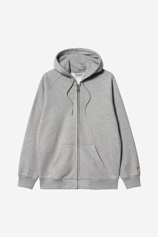 Carhartt WIP Hooded Chase Jacket Grey Heather