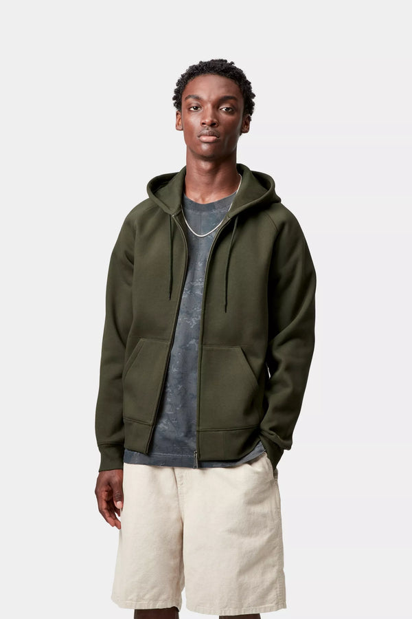 Carhartt WIP Zip Hooded Chase Jacket Olive/Gold