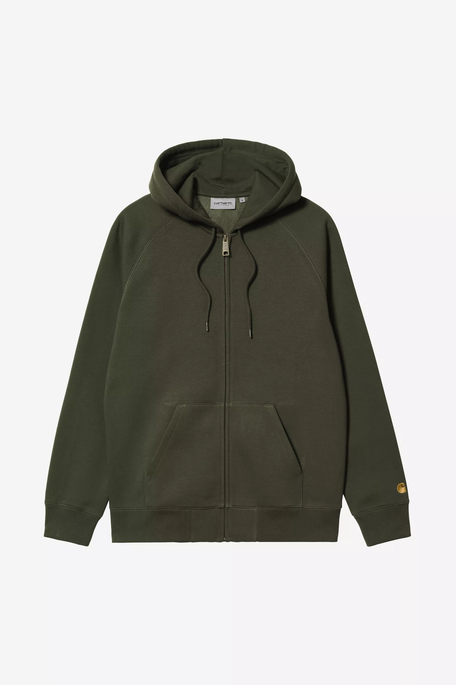 Carhartt WIP Zip Hooded Chase Jacket Olive/Gold