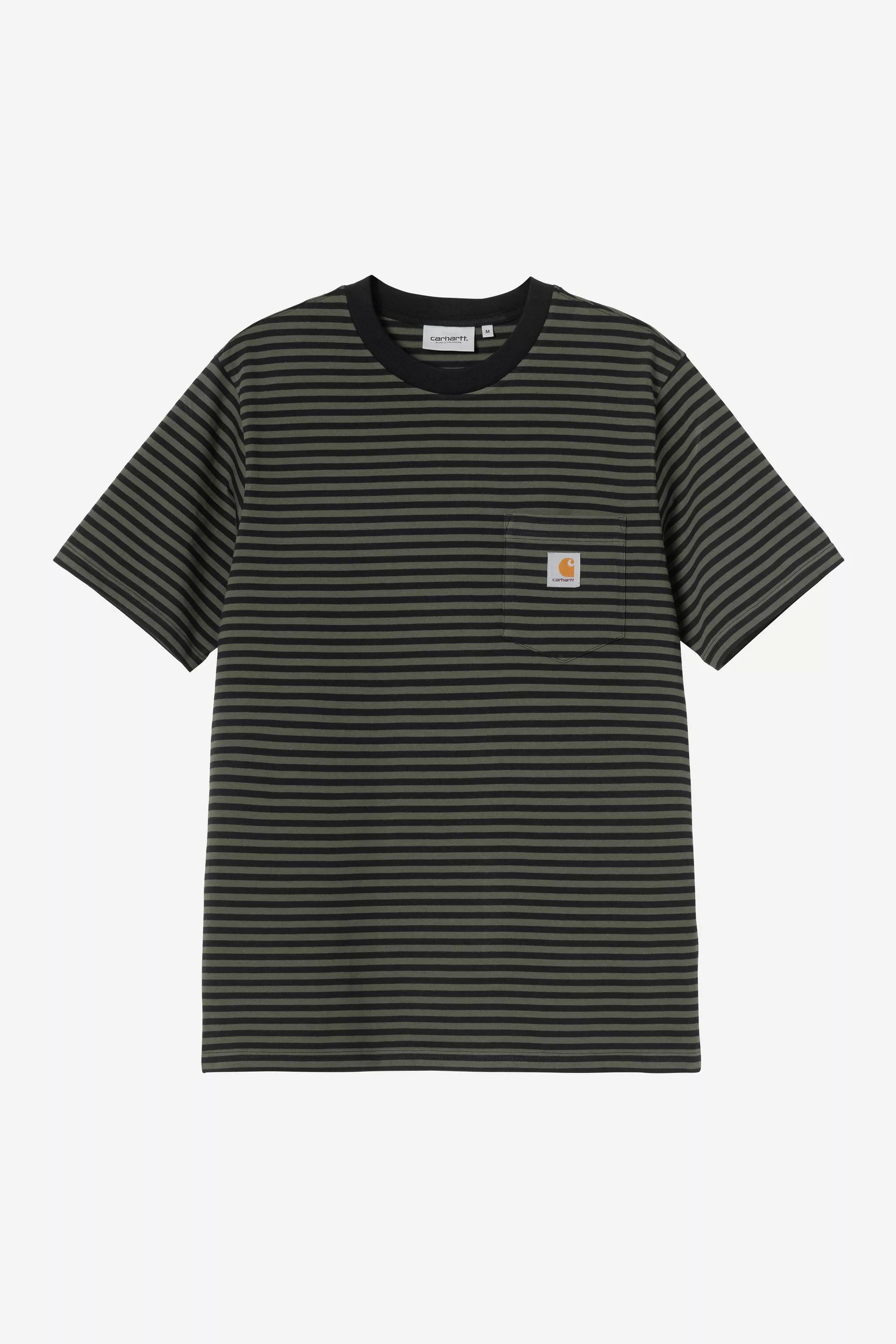 Carhartt WIP Verner Pocket Stripe T-Shirt Black/Opuntia