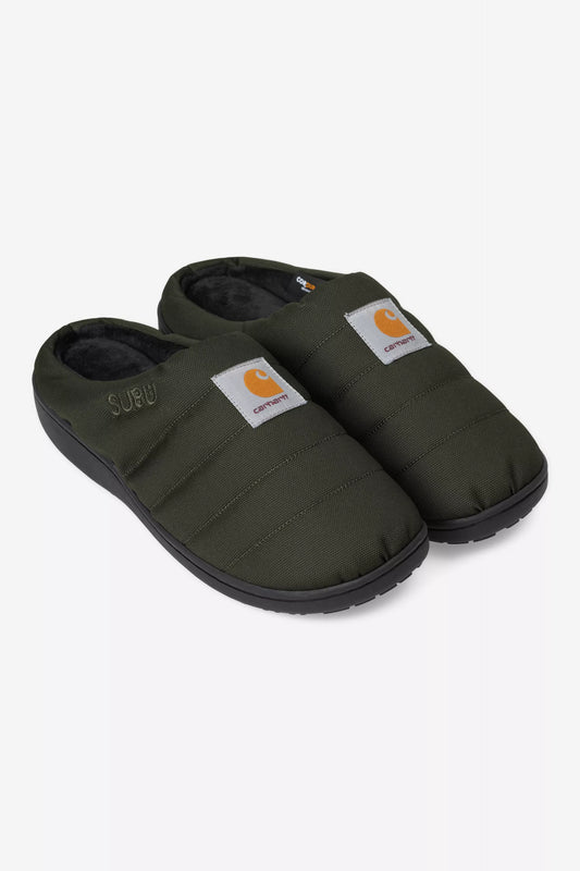 Carhartt WIP Subu Cordura Slippers in Olive