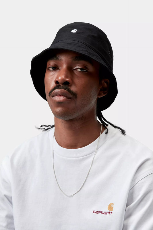 Carhartt WIP Madison Logo Bucket Hat Black