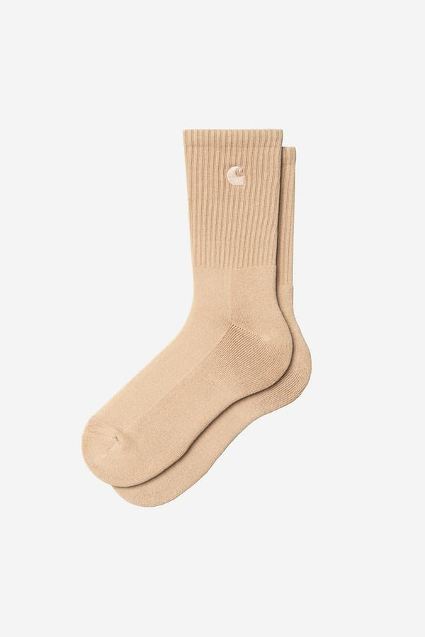 Carhartt WIP Hudson Socks Peanut/Chalk Wash