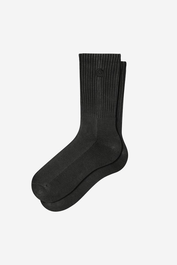 Carhartt WIP Hudson Socks Black/Chalk Wash