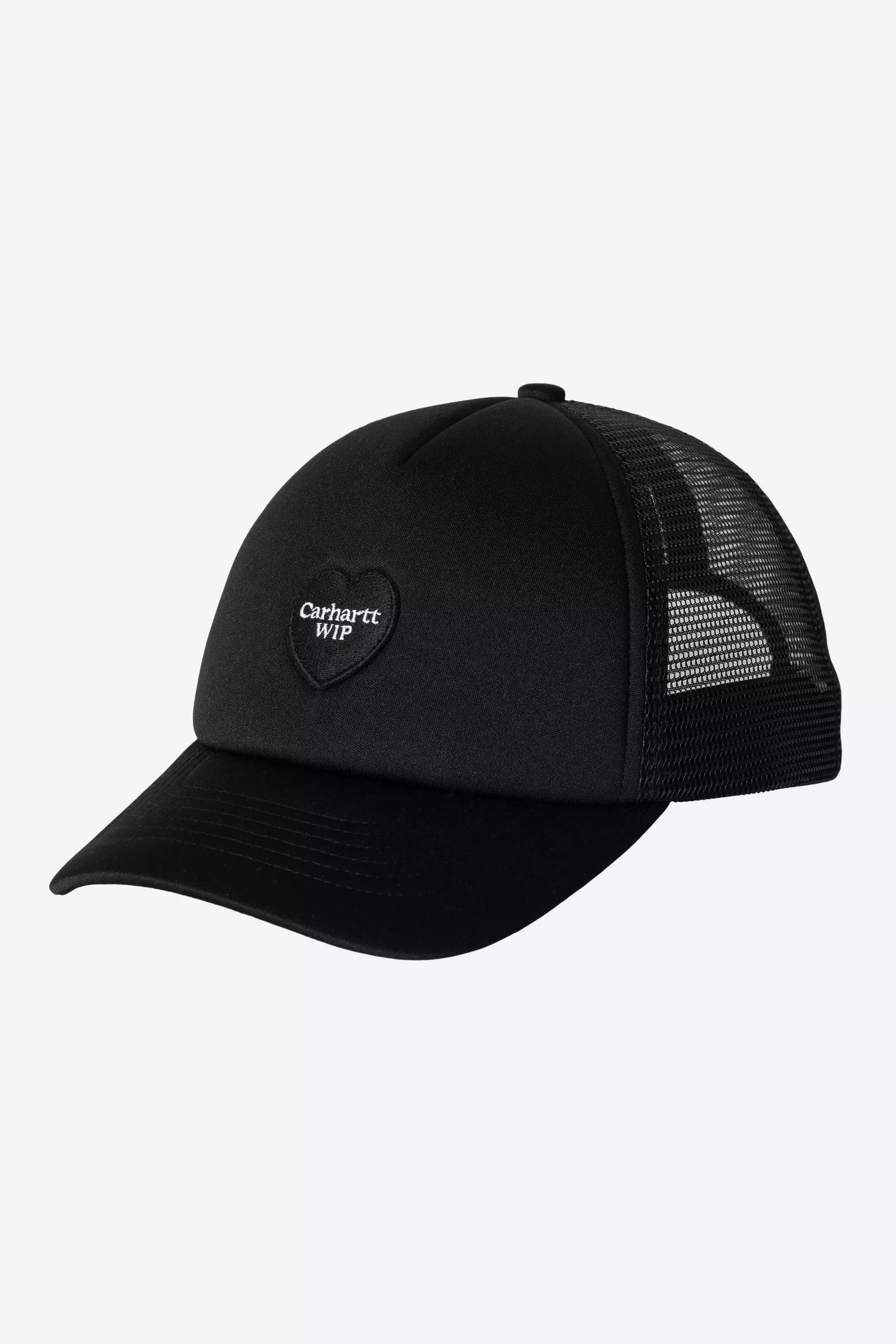 Carhartt WIP Heart Patch Trucker Cap Black