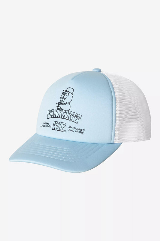 Carhartt WIP Sandwich Trucker Cap Blue Fog