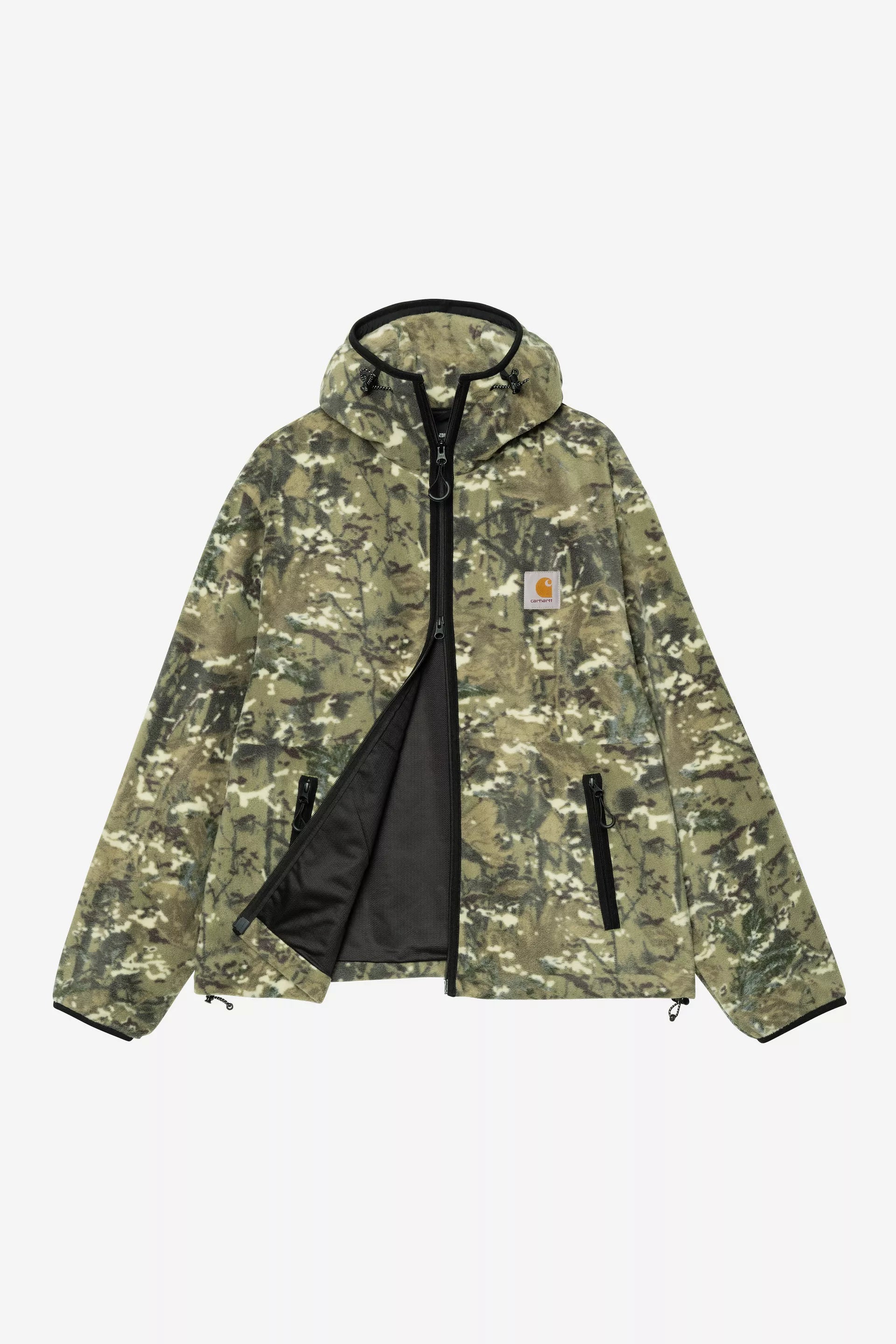 Carhartt WIP Blevin Hooded Liner Camo Combi Green