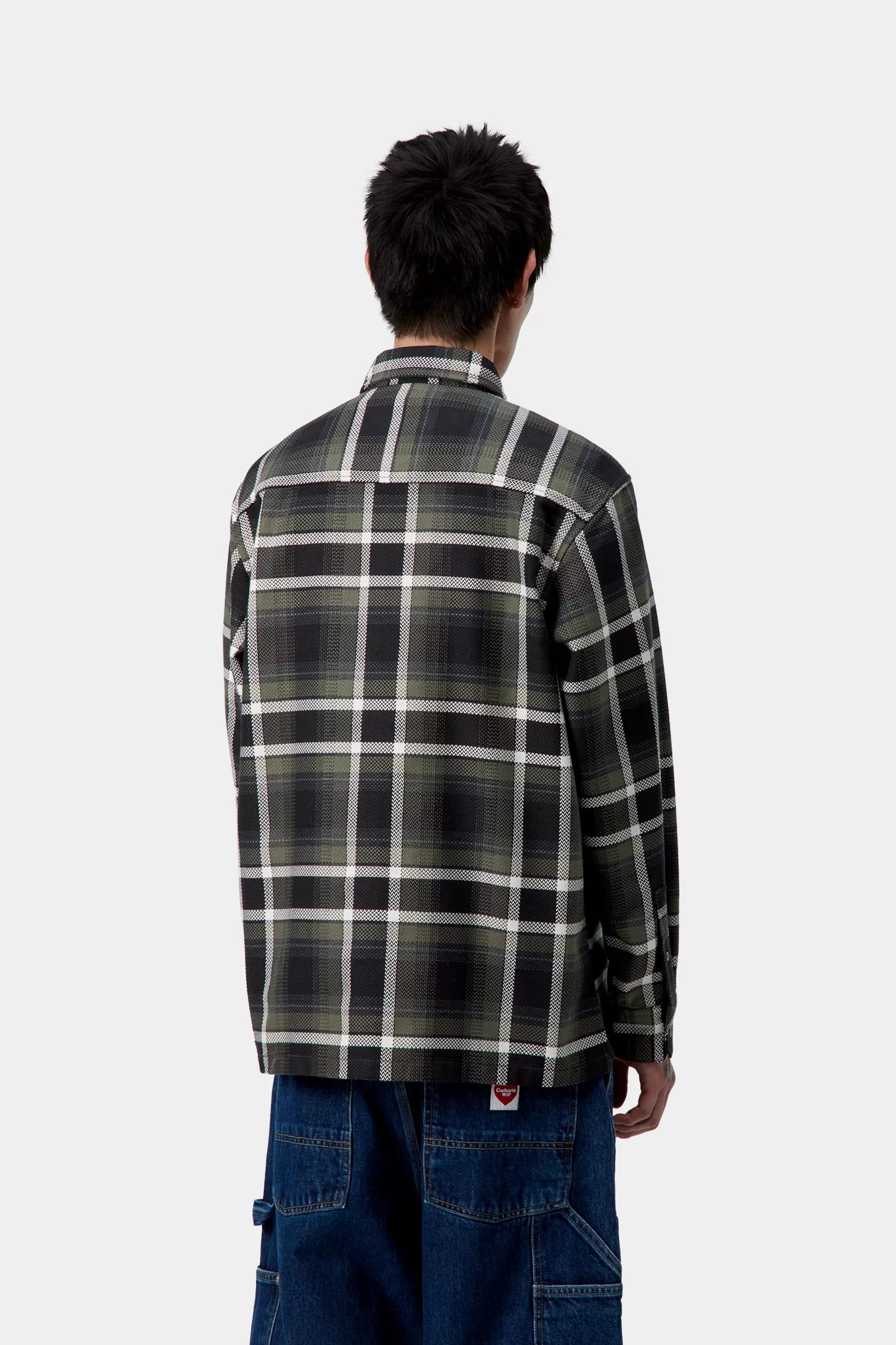 Carhartt WIP L/S Vaughn Herringbone Shirt Opunia