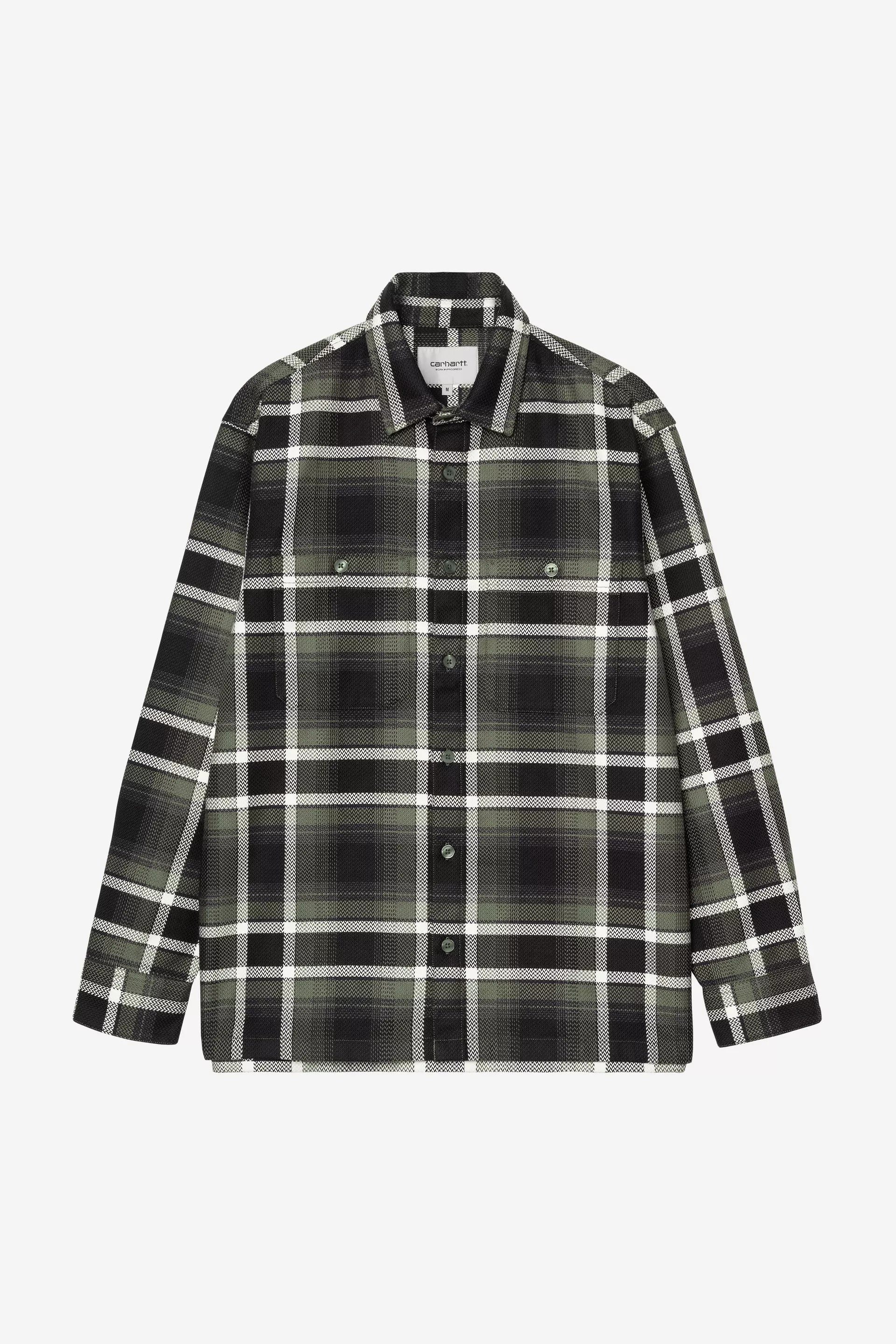 Carhartt WIP L/S Vaughn Herringbone Shirt Opunia
