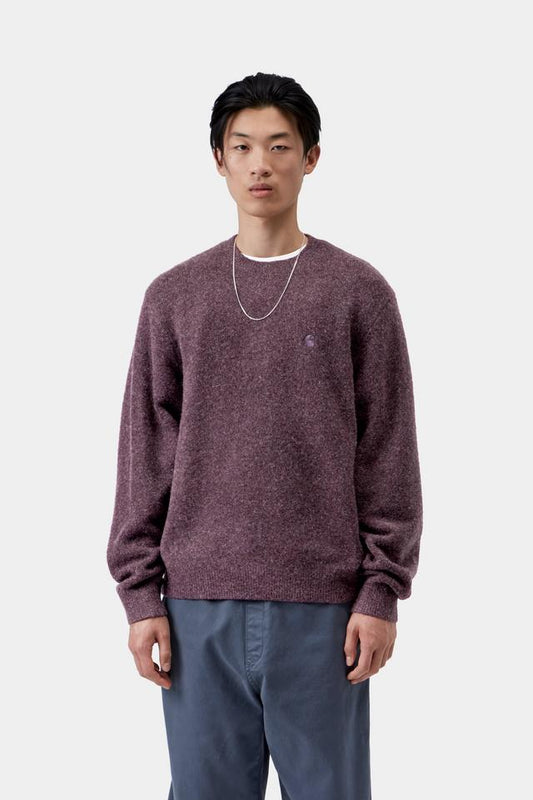 Carhartt WIP Curtis Sweater Tangled Shady Purple