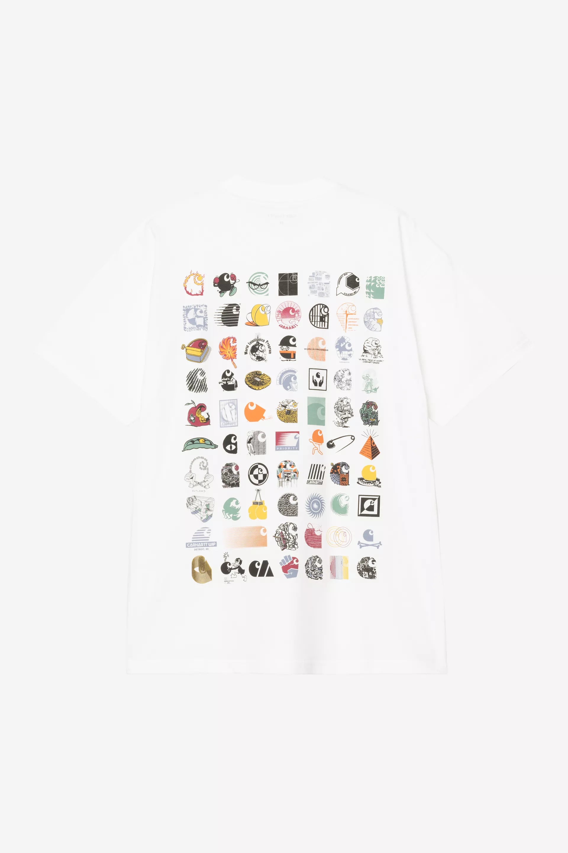 Carhartt WIP S/S C Logo Archive Backprint T-Shirt White