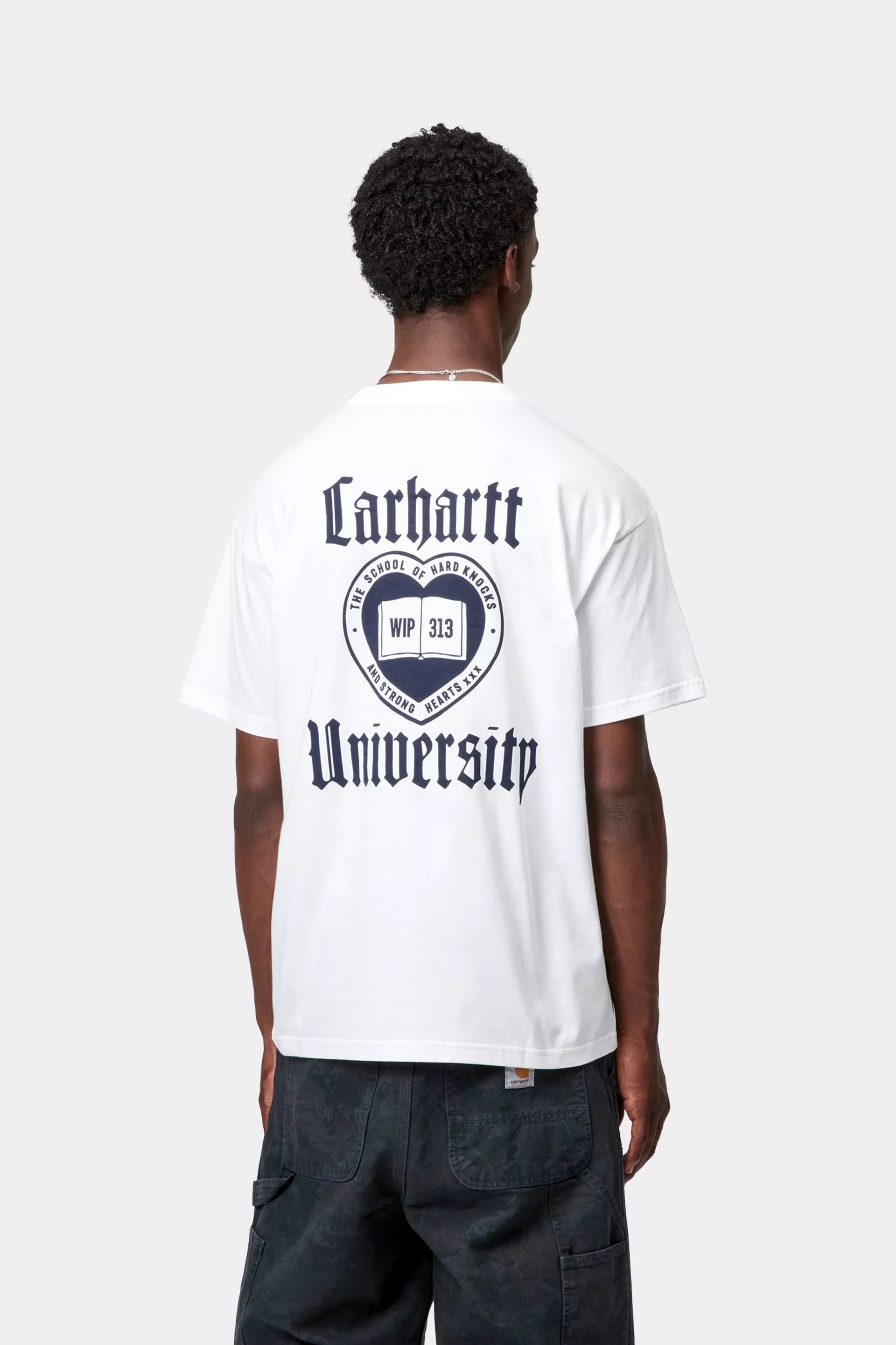 Carhartt WIP S/S Schooling Backprint T-Shirt White
