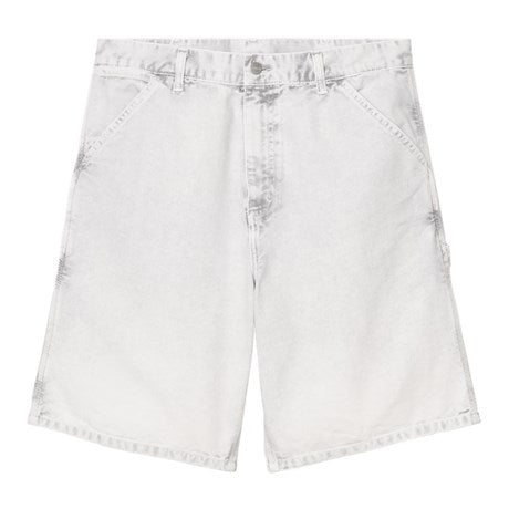 Carhartt WIP Single Knee Short Black Chalk Wash