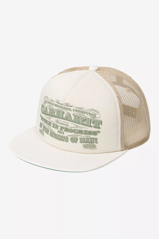 Carhartt WIP 3 One 3 Trucker Cap Wax