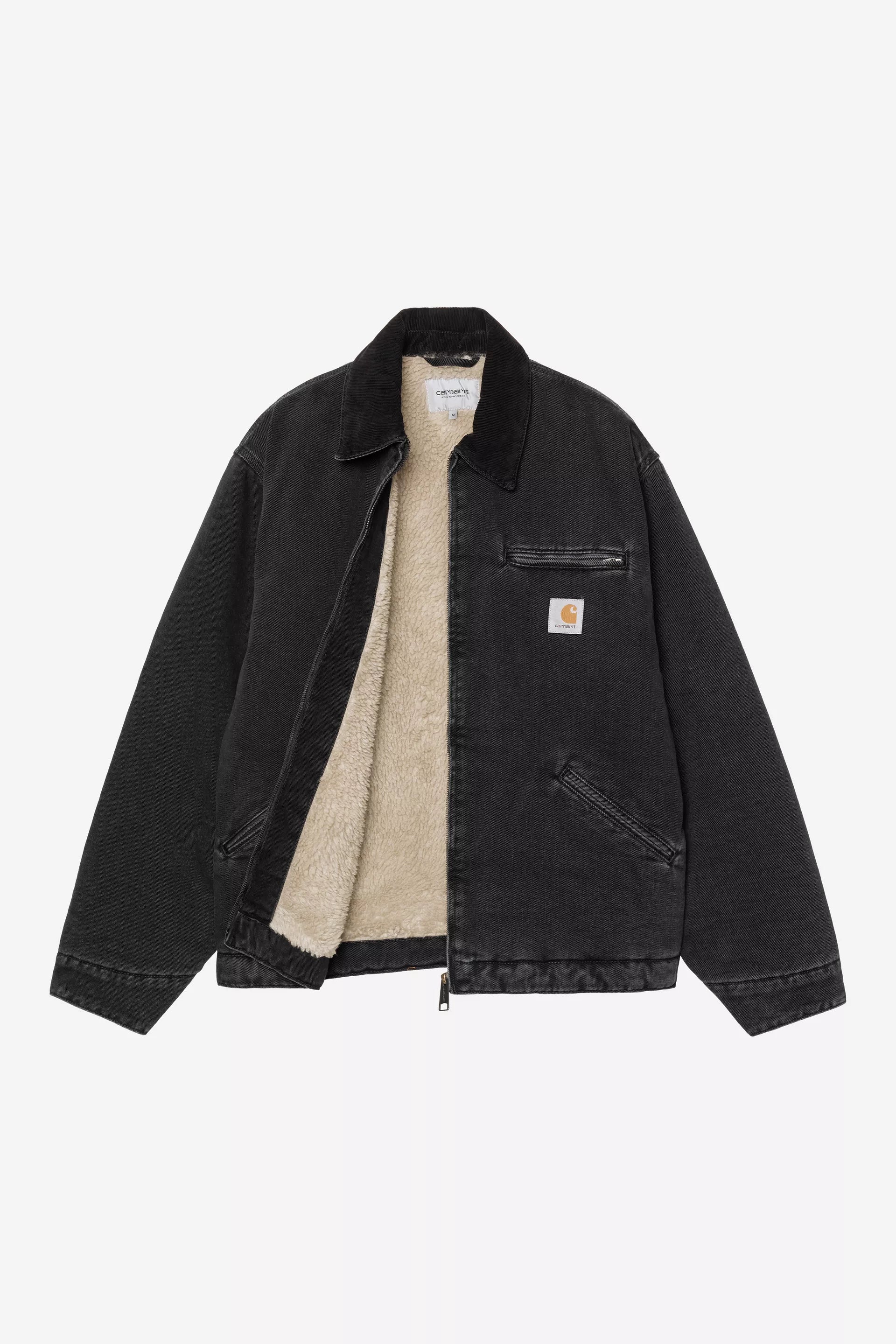 Carhartt WIP OG Detroit Lined Jacket Black Stone