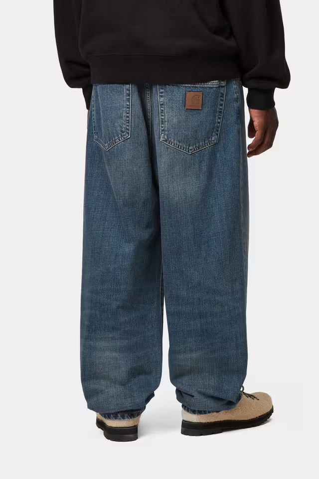 Carhartt WIP Aaron Pant Blue Dark Used Washed